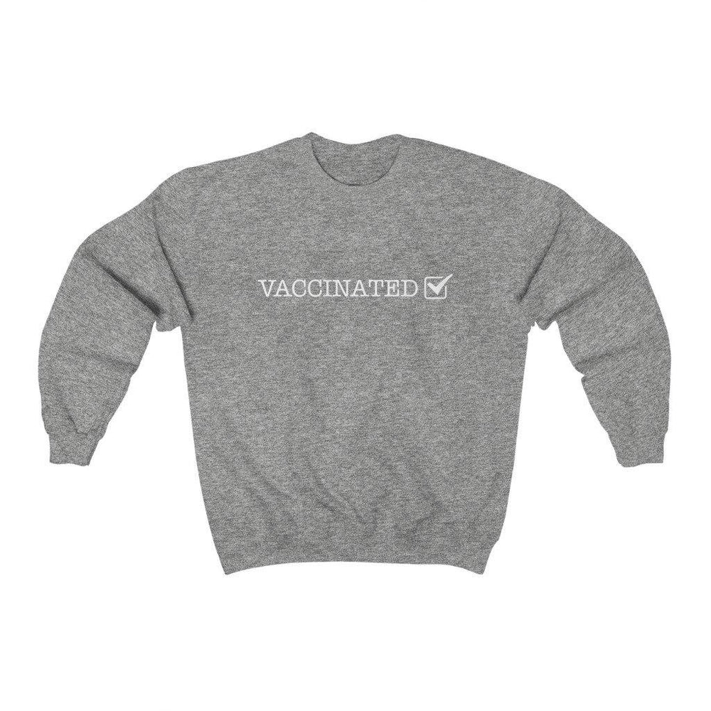 Vaccinated Sweater, Pro Vaccine Shirt, Pro Vaccination Crewneck Sweatshirt - Trump Save America Store 2024