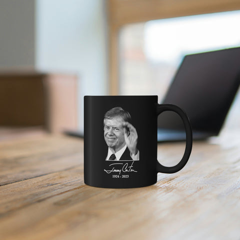 Jimmy Carter Mug 39th President Commemorative 11oz Black Mug