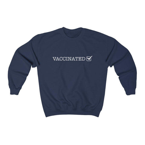 Vaccinated Sweater, Pro Vaccine Shirt, Pro Vaccination Crewneck Sweatshirt - Trump Save America Store 2024