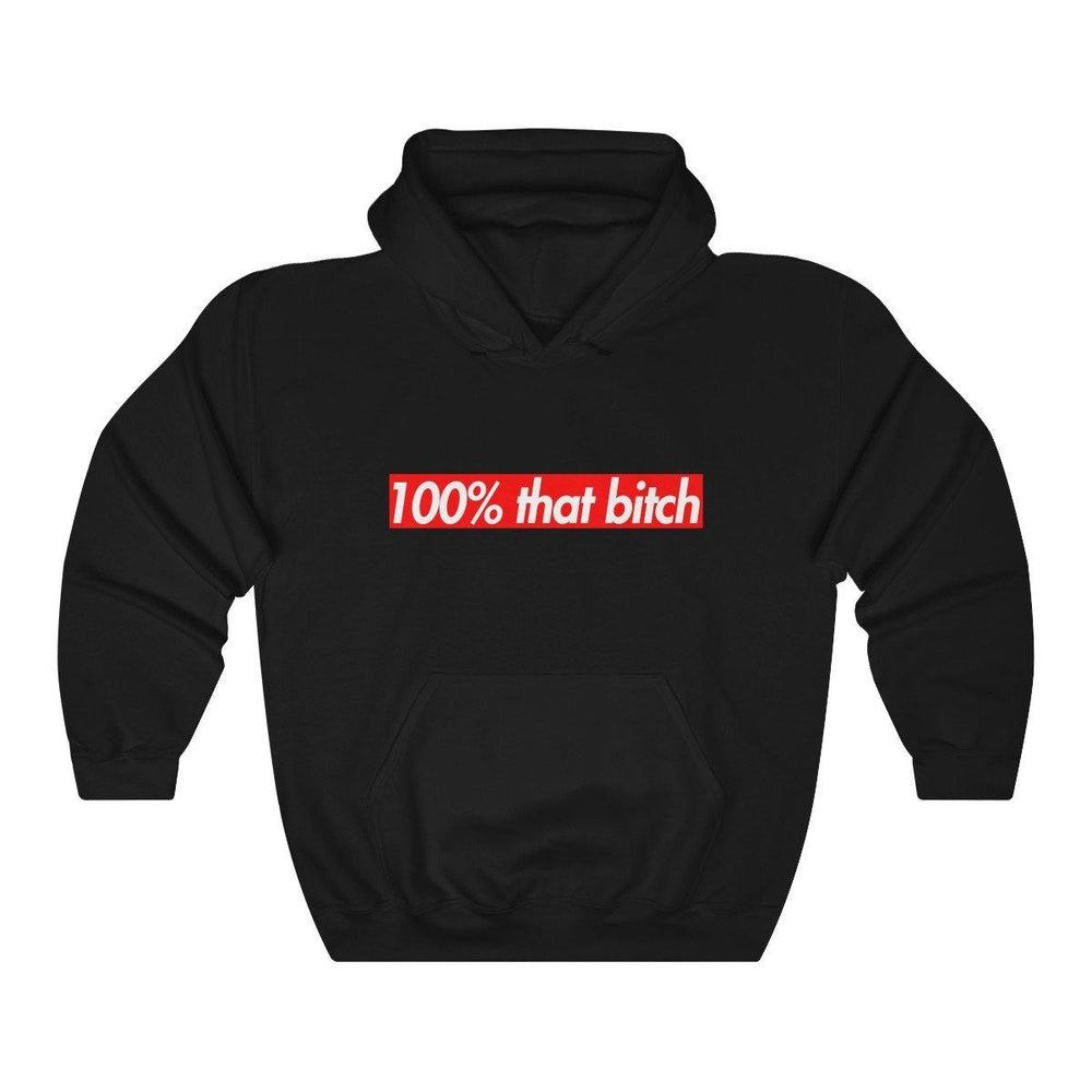 100% That Bitch Womens Hoodie - Truth Hurts Hooded Sweatshirt - That Bitch Shirt - Trump Save America Store 2024