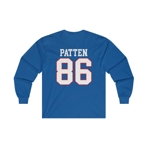 David Patten Shirt 86 Back Print Long Sleeve Jersey