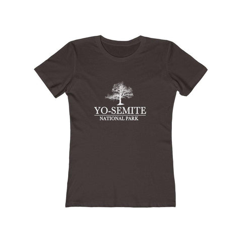Yo Semite T shirt Funny Yosemite Womens Fit T-Shirt - Trump Save America Store 2024