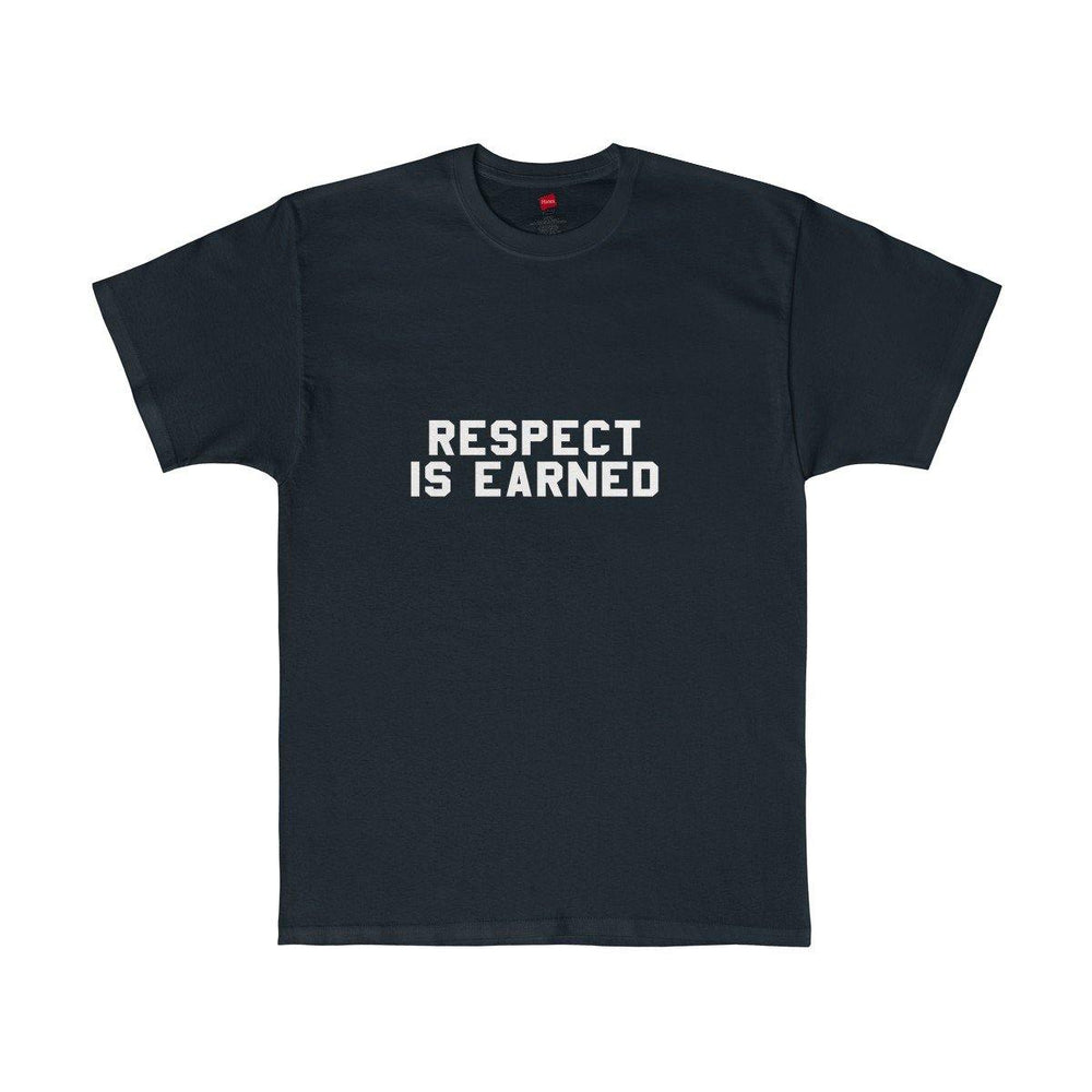 Respect Is Earned Men's Black T Shirt - Trump Save America Store 2024