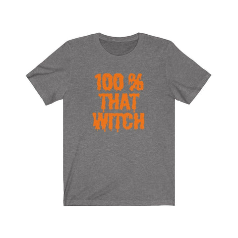 100% Witch Shirt - Womens Halloween T-Shirt - Trump Save America Store 2024