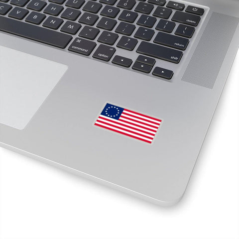 Betsy Ross American Flag Kiss Stickers - Trump Save America Store 2024