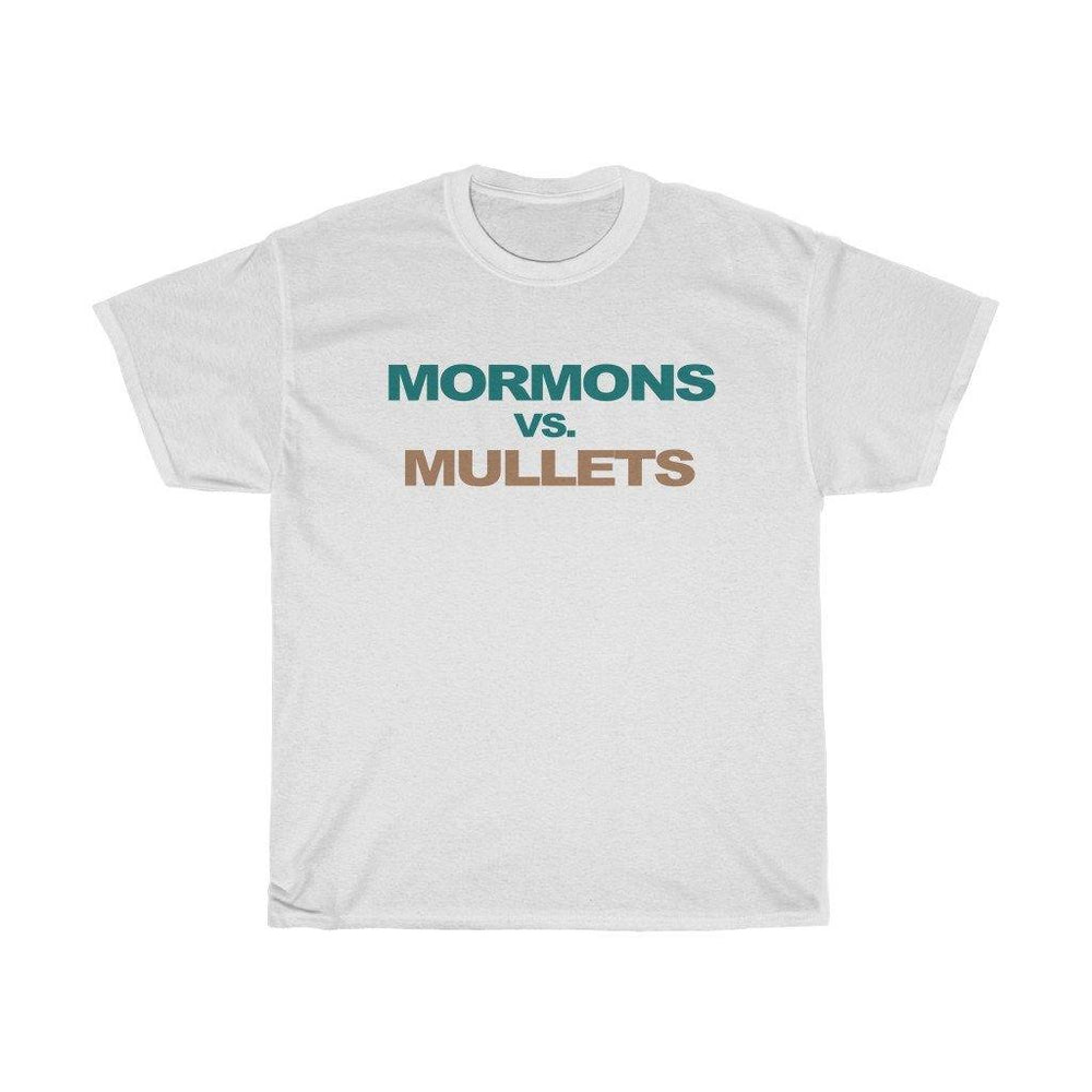 Mormons vs Mullets Shirt Classic Fit T-Shirt - Trump Save America Store 2024