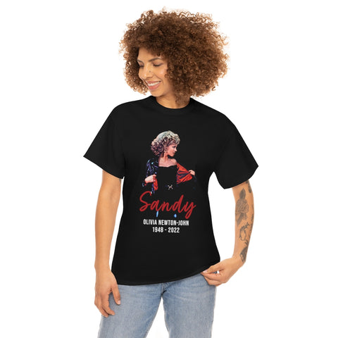 Olivia Newton-John Shirt, RIP Sandy Olivia Newton John Unisex (S-5XL) Tee