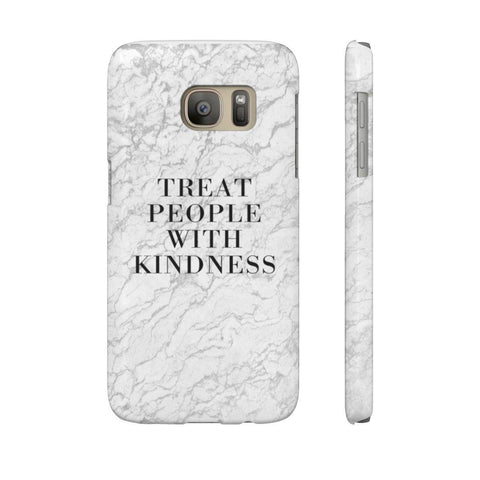 Treat People With Kindness Phone Case - Kindness Marble Phone Case - Apple - Samsung - LG - Trump Save America Store 2024