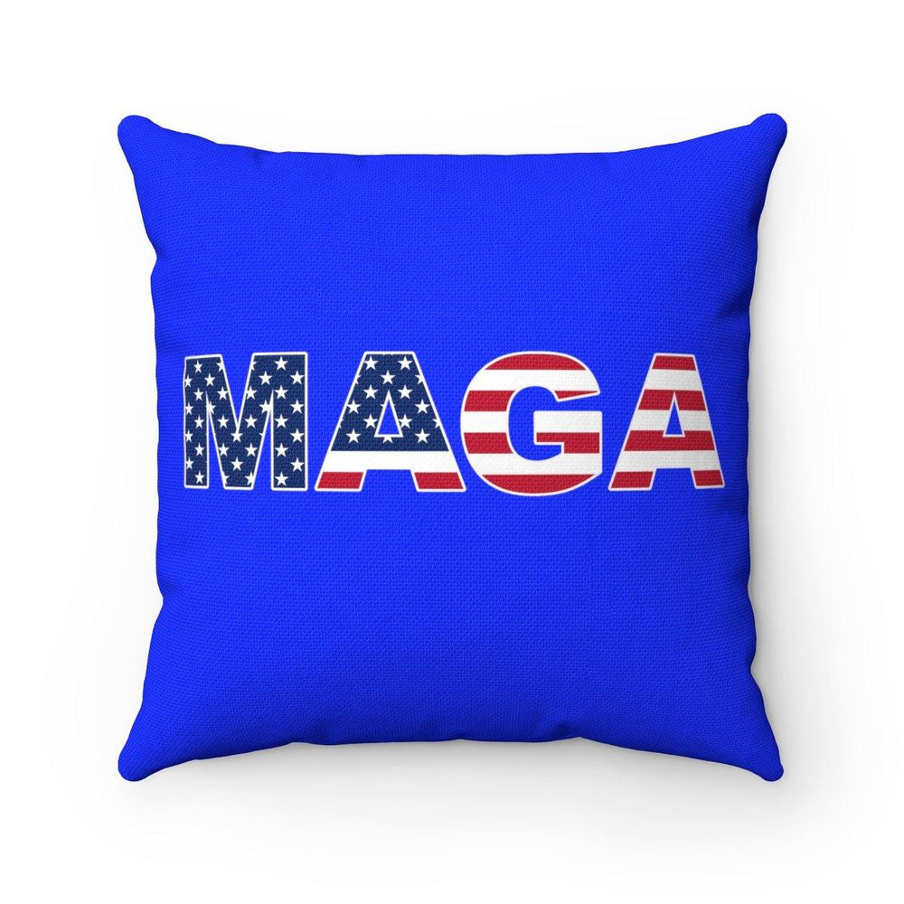 Donald Trump Make America Great Again MAGA Square Pillow - Trump Save America Store 2024