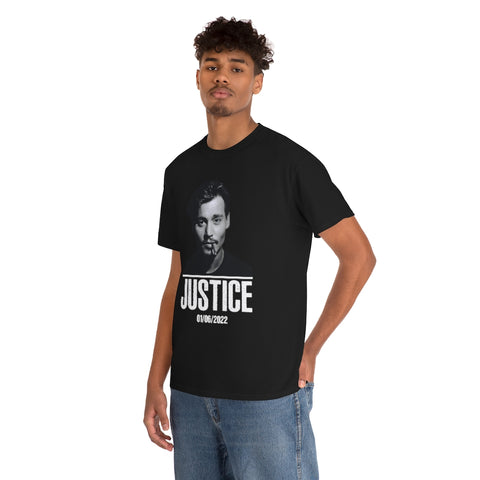 Johnny Depp Justice Shirt, Verdict Souvenir Date Tee (S-5XL)