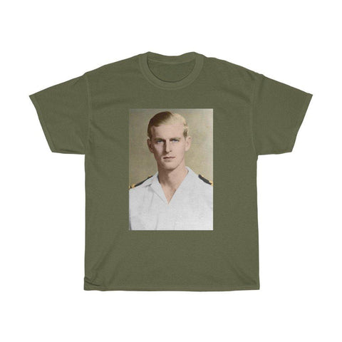 Copy of Young Prince Philip T-Shirt - Duke of Edinburgh Shirt - Trump Save America Store 2024