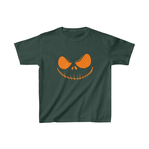 Halloween Scary Pumpkin Face kids Shirt - Boys Trick Or Treat T-Shirt - Girls Halloween Tees - Trump Save America Store 2024