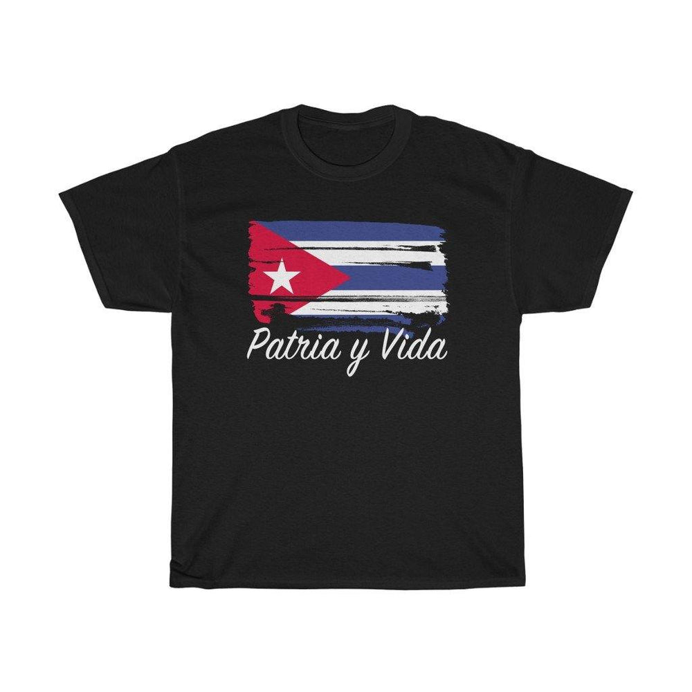 Patria Y Vida Shirt, Cuba Tee Cuban Flag Classic S - 5XL T-Shirt - Trump Save America Store 2024