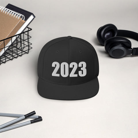 2023 Hat Embroidered Black Snapback Cap