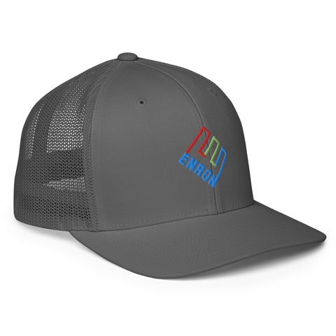 Enron Hat Embroidered Closed-back Trucker Cap