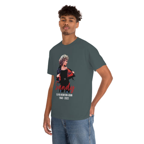 Olivia Newton-John Shirt, RIP Sandy Olivia Newton John Unisex (S-5XL) Tee