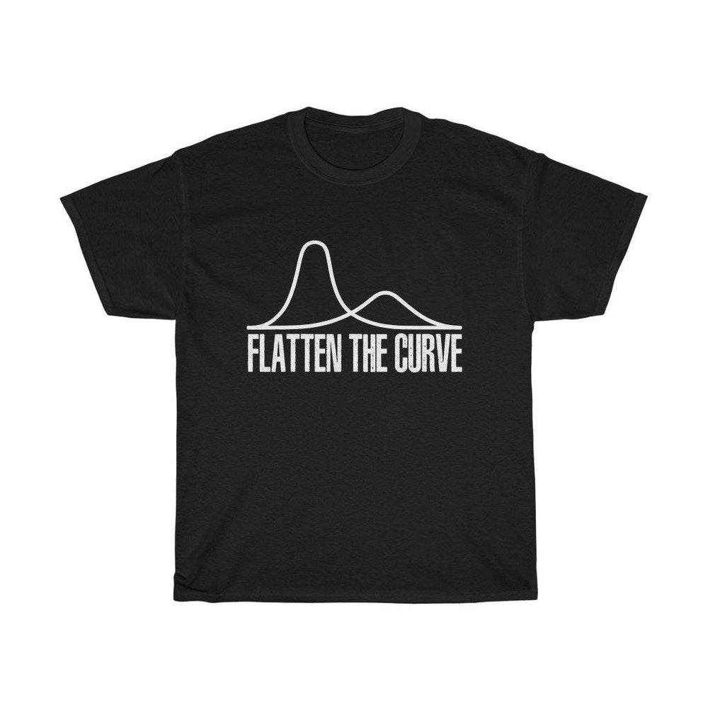 Flatten The Curve Shirt Mens Womens Short Sleeve T-Shirt - Trump Save America Store 2024