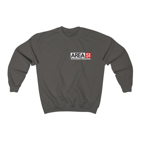 Area 51 Sweater - Storm Area 51 Shirt -  Authorized Personnel Crewneck Sweatshirt - Trump Save America Store 2024
