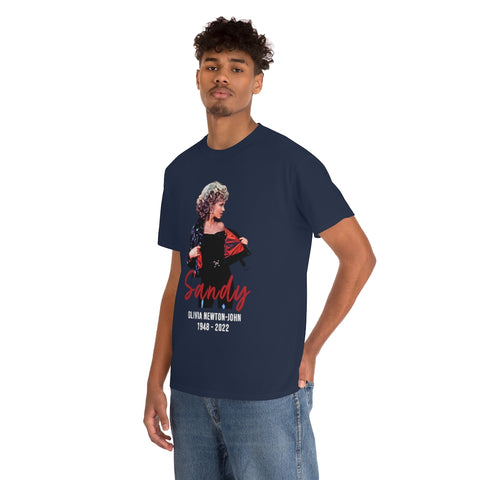 Olivia Newton-John Shirt, RIP Sandy Olivia Newton John Unisex (S-5XL) Tee