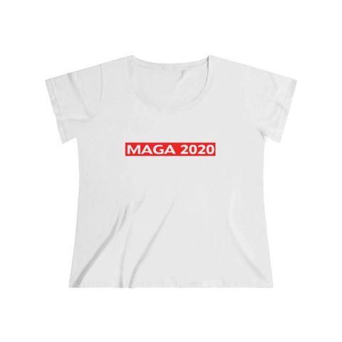 MAGA 2020 Plus Size T-Shirt - Womens Trump Curvy Tee - Make America Great Again Shirt - Trump Save America Store 2024