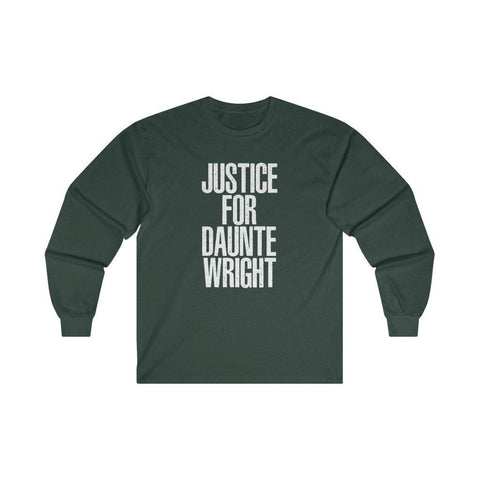 Daunte Wright Shirt - Justice For Dante Wright T-shirt - S - 5XL Long Sleeve Tee - Trump Save America Store 2024