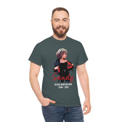 Olivia Newton-John Shirt, RIP Sandy Olivia Newton John Unisex (S-5XL) Tee