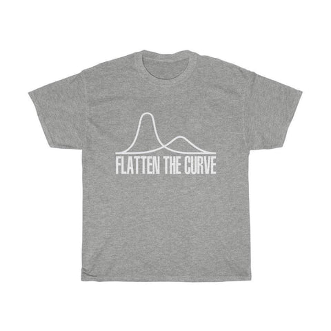 Flatten The Curve Shirt Mens Womens Short Sleeve T-Shirt - Trump Save America Store 2024