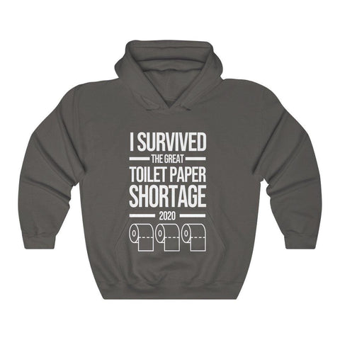 I Survived The Great Toilet Paper Shortage 2020 Hoodie Hooded Sweatshirt - Trump Save America Store 2024