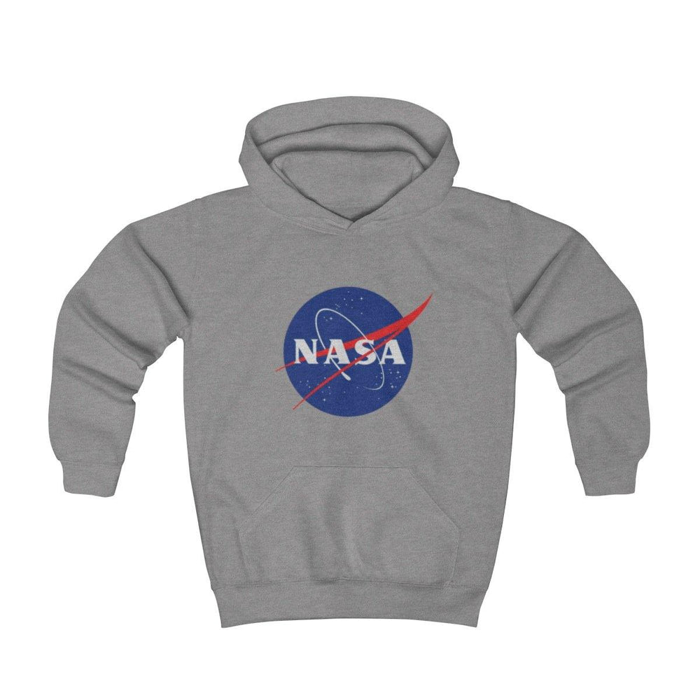 NASA Logo Youth Hoodie - Space Tees - NASA Space Distressed Hooded Sweatshirt - Boys NASA Hoodie - Trump Save America Store 2024