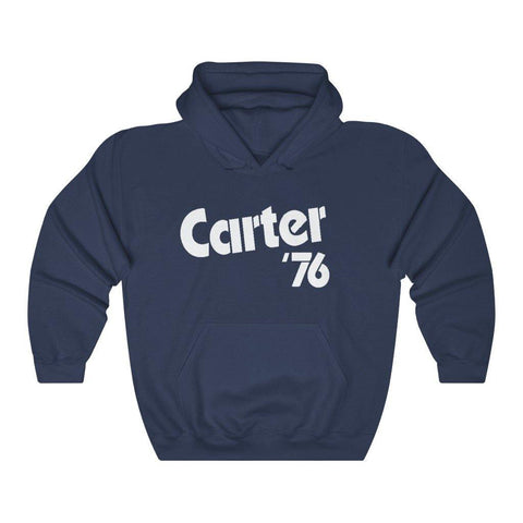 Jimmy Carter 1976 Hoodie Carter 76 Hooded Sweatshirt - Trump Save America Store 2024
