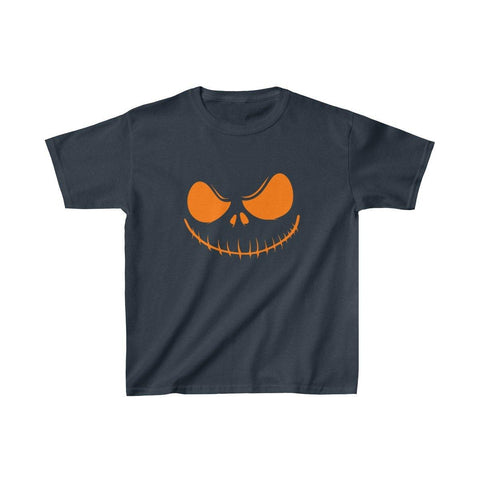 Halloween Scary Pumpkin Face kids Shirt - Boys Trick Or Treat T-Shirt - Girls Halloween Tees - Trump Save America Store 2024