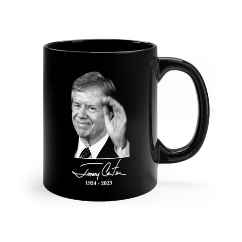 Jimmy Carter Mug 39th President Commemorative 11oz Black Mug