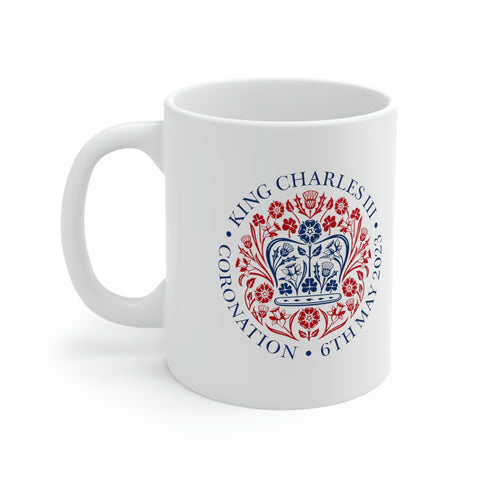 Coronation Day Mug King Charles Celebration Keepsake Royal White Mug