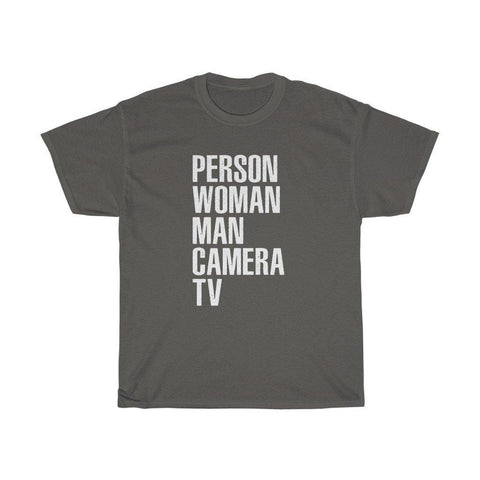 Person Woman Man Camera TV Shirt Funny Mens Womens Classic T-Shirt - Trump Save America Store 2024