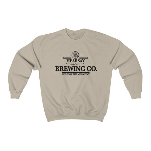 Hearsay Brewing Company Shirt, Johnny Depp Sweater, Mega Pint Crewneck Sweatshirt
