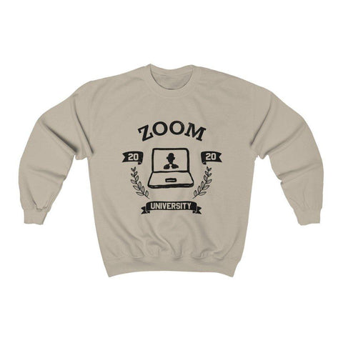 Zoom University Shirt Crewneck Sweatshirt - Trump Save America Store 2024