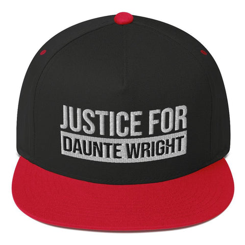 Daunte Wright Hat - Justice For Daunte Wright Flat Bill Cap - Trump Save America Store 2024