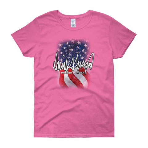 Donald Trump All American Women's T-Shirt - Miss Deplorable