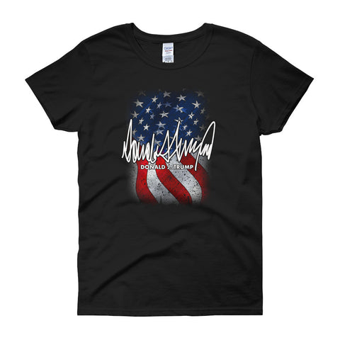 Donald Trump All American Women's T-Shirt - Miss Deplorable