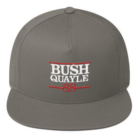 President George H W Bush Quayle 88 Flat Bill Cap - Miss Deplorable