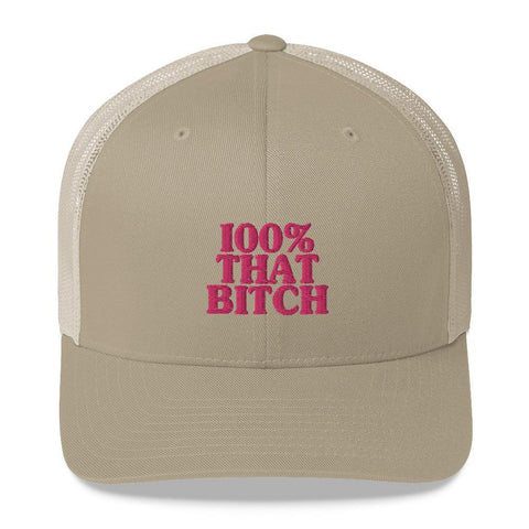 100% That Bitch Trucker Hat - That Bitch Baseball Cap - Trump Save America Store 2024