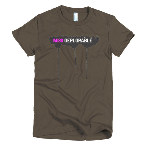 Miss Deplorable Short sleeve women's t-shirt - Miss Deplorable