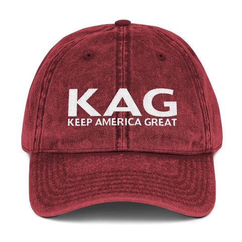 Donald Trump Keep America Great "KAG" Vintage Cotton Twill Cap - Trump Save America Store 2024