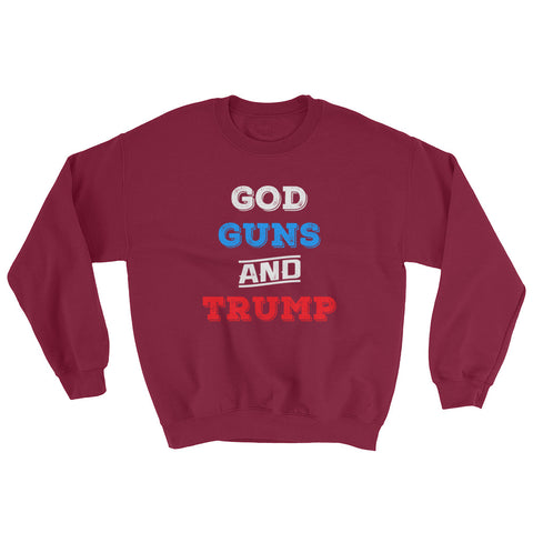 Donald Trump God Guns And Trump Sweatshirt - Miss Deplorable