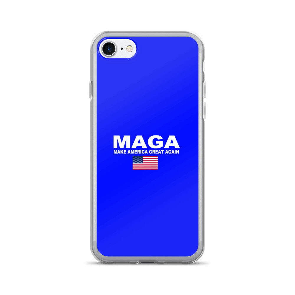 Blue Make America Great Again Donald Trump iPhone 7 / 7 Plus Case - Miss Deplorable