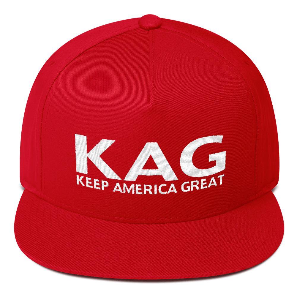Donald Trump KAG HAT Keep America Great Flat Bill Cap - Trump Save America Store 2024