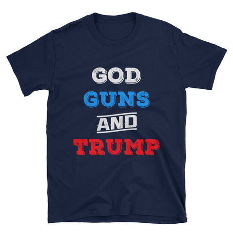 God Guns and Trump Mens T Shirt - Miss Deplorable