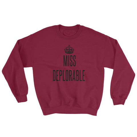 Donald Trump Miss Deplorable Sweatshirt - Miss Deplorable