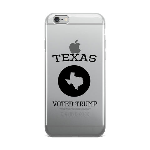 Texas Voted Donald Trump iPhone 5/5s/Se, 6/6s, 6/6s Plus Case - Miss Deplorable