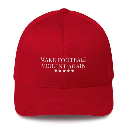 Make Football Violent Again Hat - Structured Twill Cap - Trump Save America Store 2024